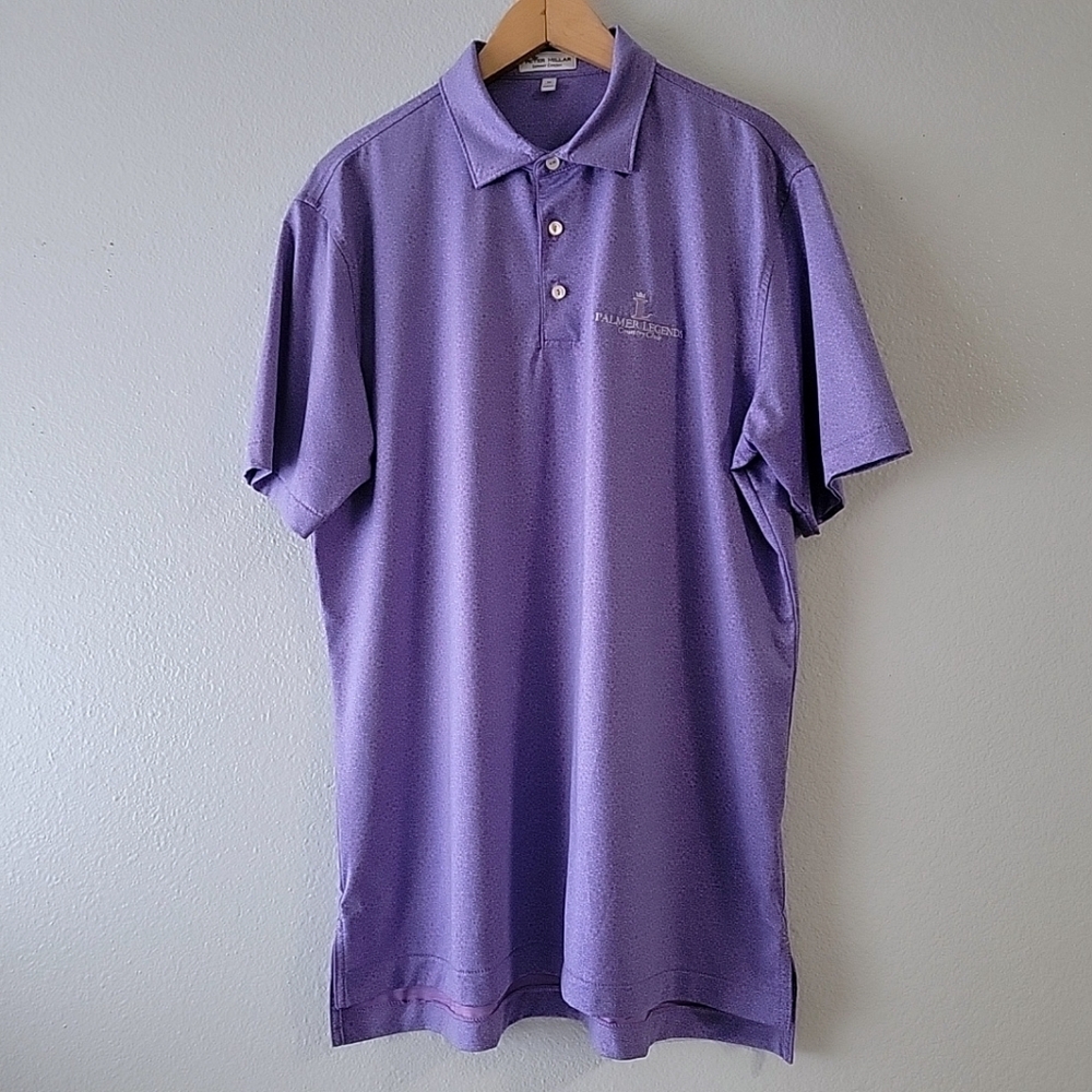 Peter Millar Men’s Palmer Legends Sugar Skulls Polo Summer Comfort Shirt Sz M